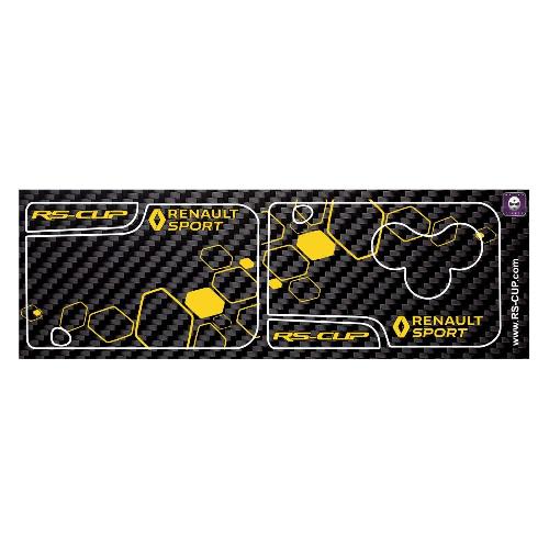 3 buttons carbon look type B RENAULT SPORT RS key card sticker decal Renault