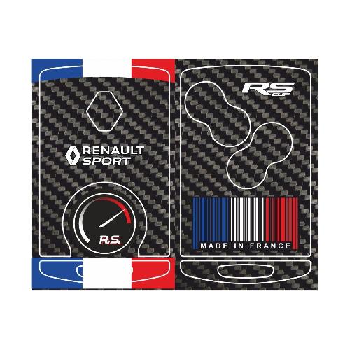 RENAULT SPORT Sticker for 4 buttons Key MADE IN FRANCE RENAULT