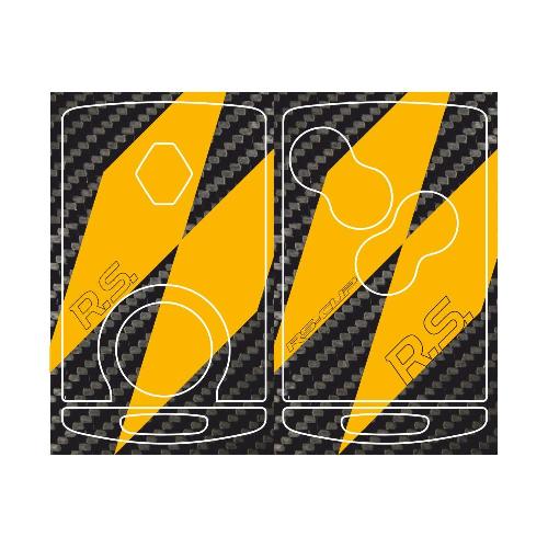 Sticker Clé RENAULT SPORT 4 boutons CARBONE logo RS RENAULT