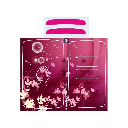 Sticker Clé RENAULT SPORT 2 boutons PINK LOOK RENAULT