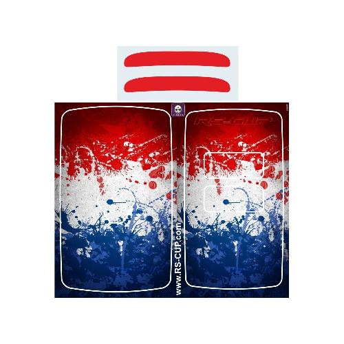 Sticker Clé RENAULT SPORT 2 boutons FRANCE TRICOLORE RENAULT