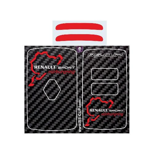 Sticker Clé RENAULT SPORT 2 boutons Nürburgring RENAULT