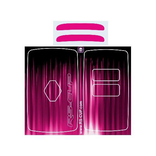 Sticker Clé RENAULT SPORT 2 boutons PINK LOOK type 2 RENAULT