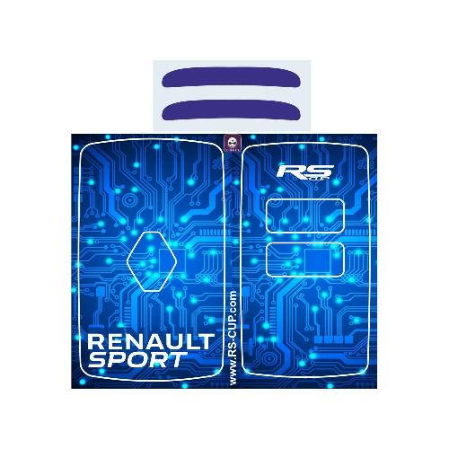 RENAULT SPORT Sticker for 2 buttons Key BLUE RENAULT