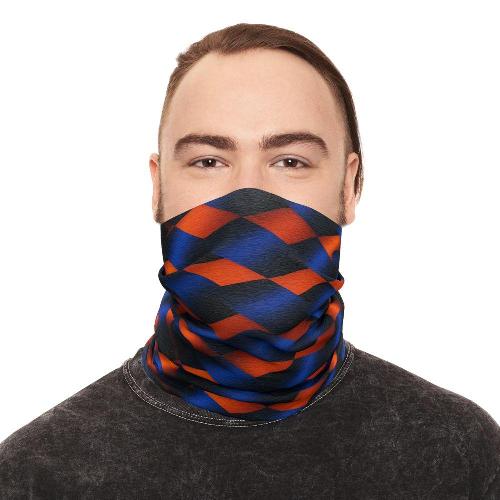Racing Blue orange Alpine Renault style snood RS-CUP